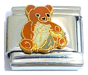 Teddy Bear Italian Charm