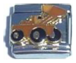 Brown Truck Italian Charm