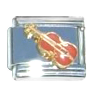 Brown Guitar Italian Charm Brown Guitar Italian Charm