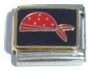 Red Bandana Italian Charm