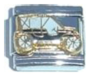 Old Car Black Italian Charm Old Car Black Italian Charm