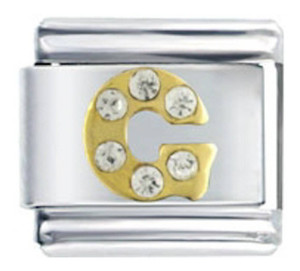 Letter G Italian Charm