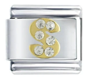Letter S Italian Charm