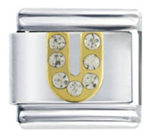 Letter U Italian Charm Letter U Italian Charm