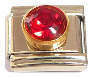 Big Round January Italian Charm