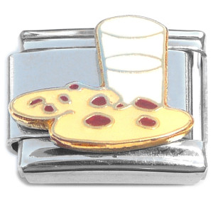 Cookies And Milk Italian Charm