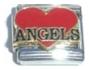 Angels Heart Italian Charm