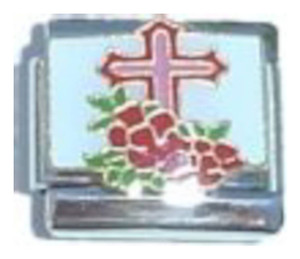 Cross Grapes Italian Charm