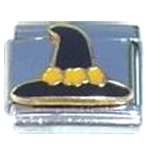 Witch Hat Black Italian Charm