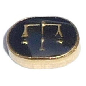 Libra Zodiac Floating Locket Charm