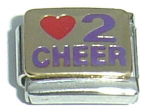 Love To Cheer Italian Charm Love To Cheer Italian Charm