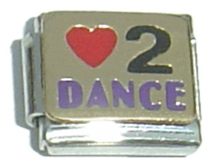 Love To Dance Italian Charm