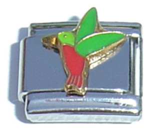 Hummingbird Facing Left Italian Charm Hummingbird Facing Left Italian Charm