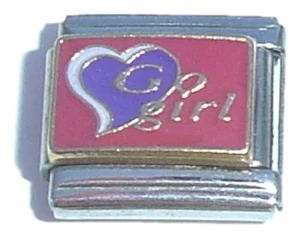 Go Girl Italian Charm