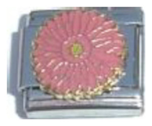 Flower Pink Italian Charm Flower Pink Italian Charm