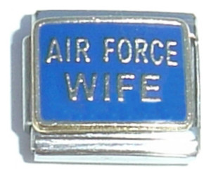 Air Force Wife Italian Charm