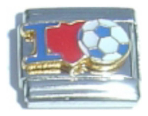 I Love Soccer Italian Charm I Love Soccer Italian Charm
