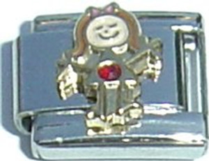 January Girl Italian Charm