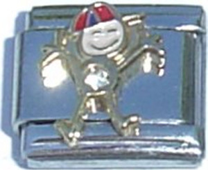 April Boy Italian Charm