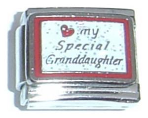 My Special Granddaughter Italian Charm My Special Granddaughter Italian Charm