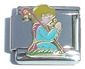 Shepherd Praying Italian Charm