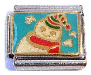 Snowman Italian Charm Snowman Italian Charm