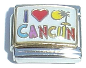 I Love Cancun Italian Charm I Love Cancun Italian Charm
