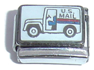 US Mail Truck Italian Charm