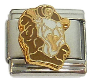 Jesus Christ Child In Manger Italian Charm