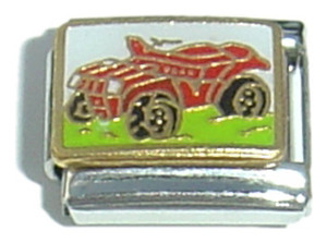 Red ATV Italian Charm Red ATV Italian Charm