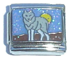 Wolf Italian Charm Wolf Italian Charm