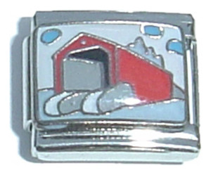 Red Barn Italian Charm