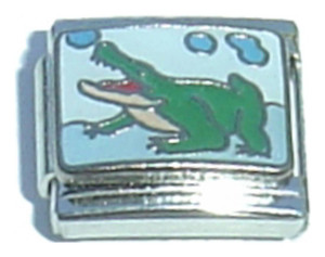 Crocodile Italian Charm