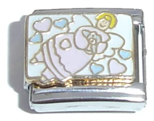 Angel Flying Italian Charm