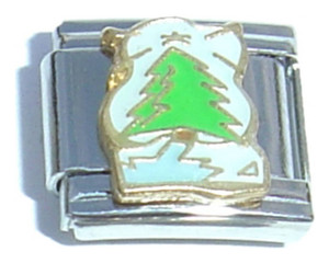 Pine Tree Italian Charm