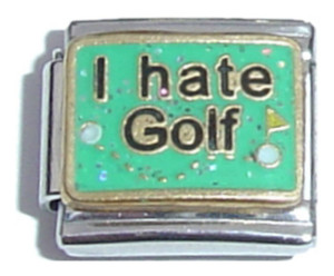 I Hate Golf Italian Charm I Hate Golf Italian Charm