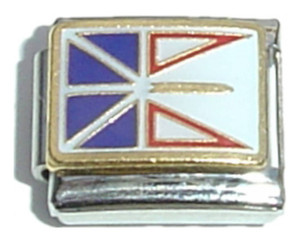 Newfoundland Flag Italian Charm