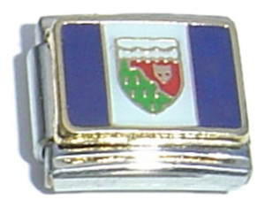 North West Territories Flag Italian Charm