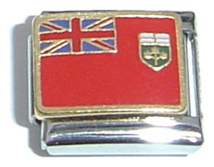 Ontario Flag Italian Charm Ontario Flag Italian Charm