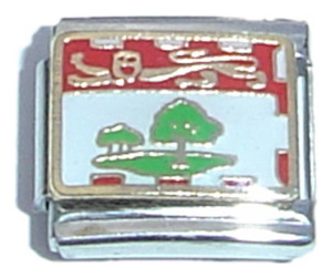 Prince Edward Island Flag Italian Charm Prince Edward Island Flag Italian Charm