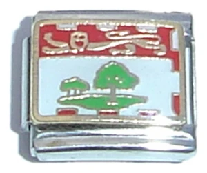 Prince Edward Island Flag Italian Charm