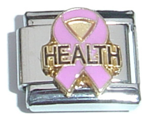 Health Ribbon Italian Charm Health Ribbon Italian Charm