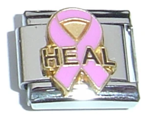 Heal Ribbon Italian Charm