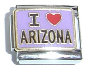 I Love Arizona Italian Charm I Love Arizona Italian Charm
