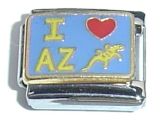 I Love AZ Italian Charm