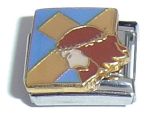 Jesus And The Cross Italian Charm Jesus And The Cross Italian Charm