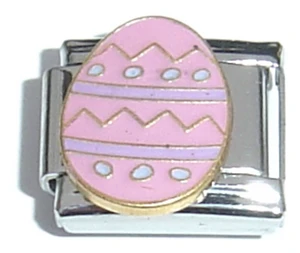 Easter Egg Pink Italian Charm