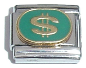 Money Symbol Italian Charm Money Symbol Italian Charm