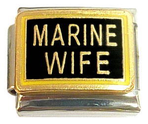 Marine Wife Italian Charm