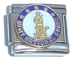 Army National Guard Italian Charm Army National Guard Italian Charm